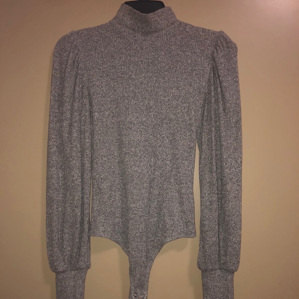Grey Sweater bodysuit